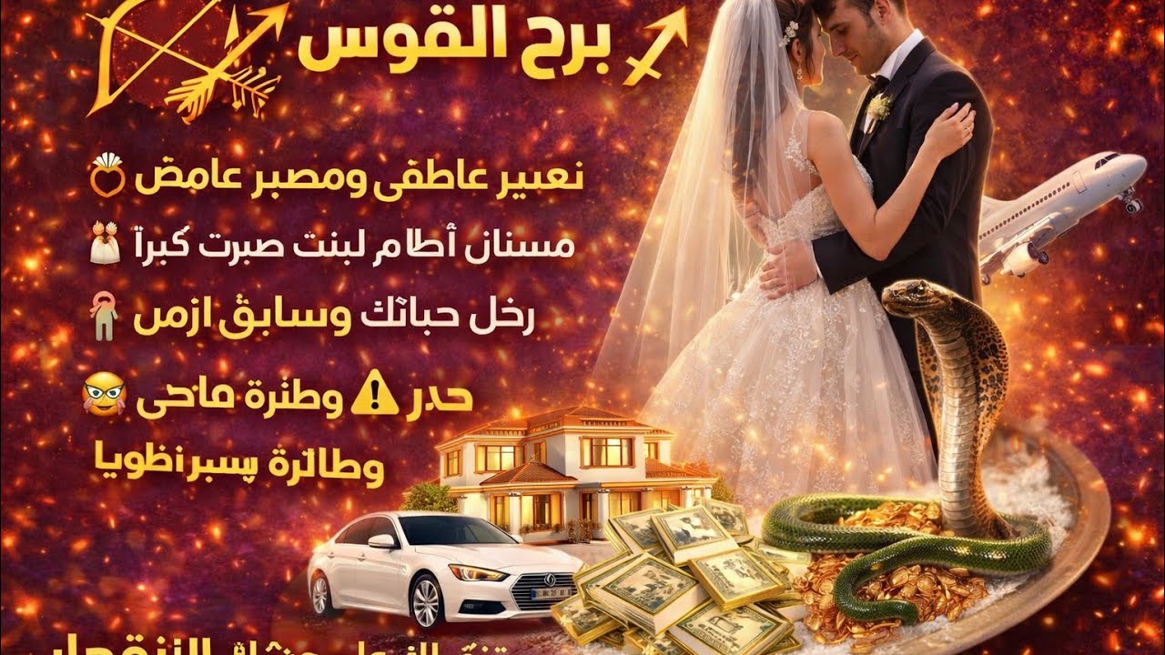  برج القوس 🏹 عوده قويه ومشاعر جديده 🫶 عندك خبرين مفرحين راح يسعد قلبك 💞 فرحه بى مولود جديد 