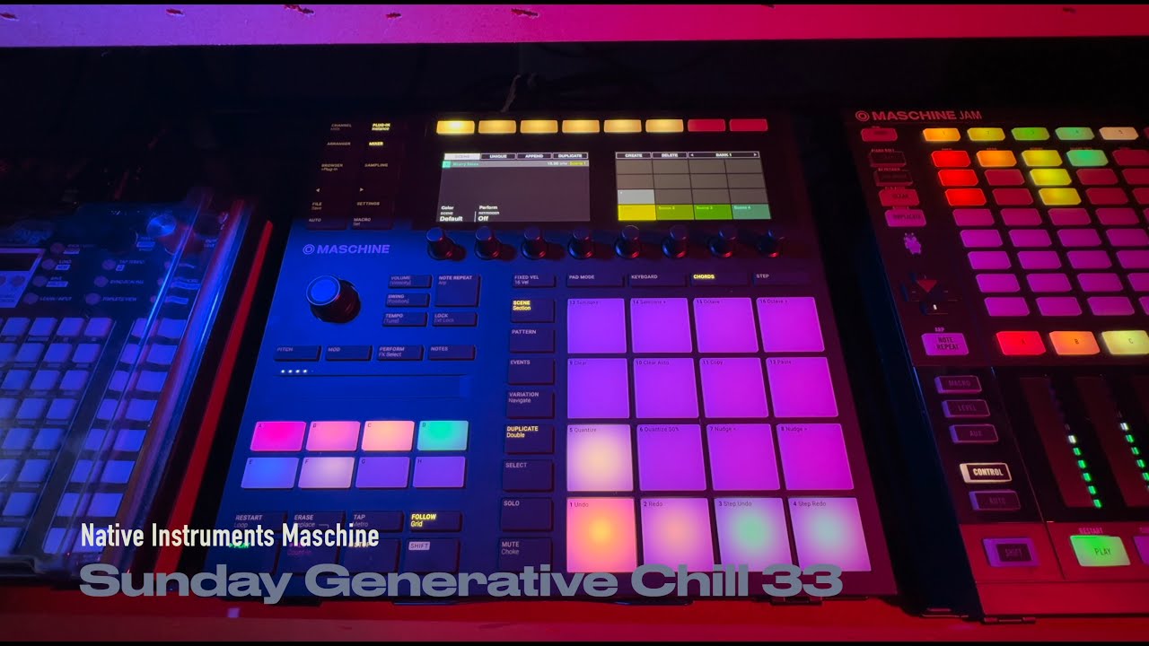 Sunday Generative Chill 33  First Session in the New Studio |Generative Maschine Ambient / Ethereal