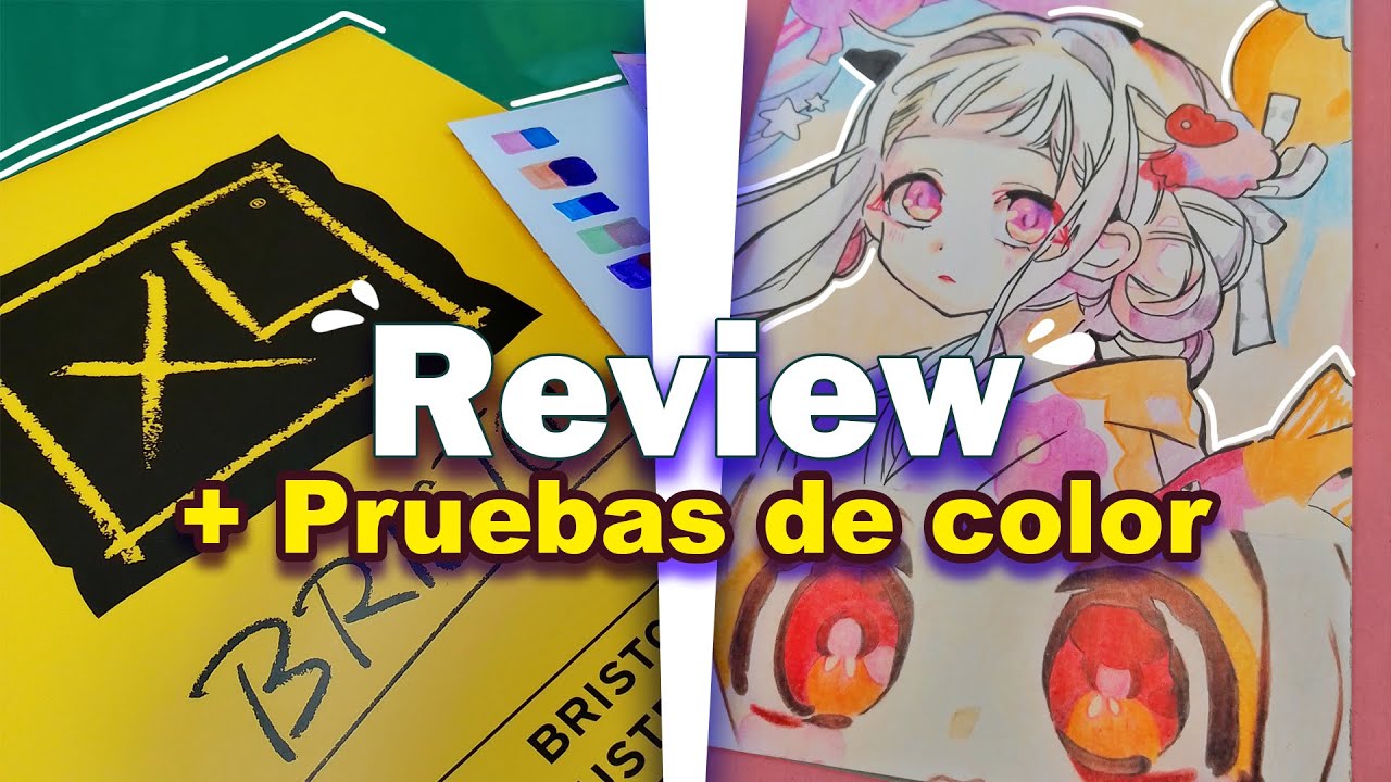 Review papel CANSON BRISTOL ILUSTRACIÓN XL || Pruebas de color - ¿el mejor papel calidad precio?