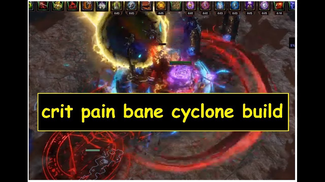 DPS = SHAPER'S PER SECOND! CRIT PAIN BANE CYCLONE BUILD GUIDE (SLAYER OR BERSERKER) | demi
