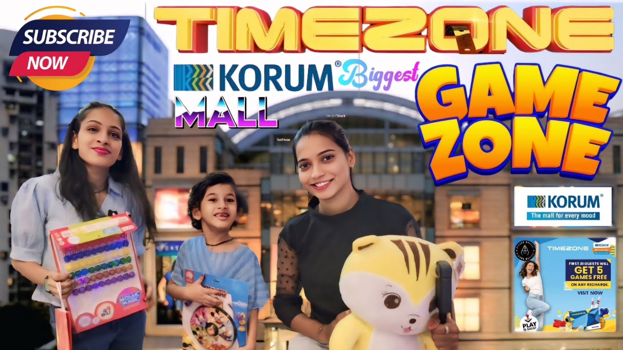 TIMEZONE Is The BIGGEST GAME ZONE In Korum Mall Thane