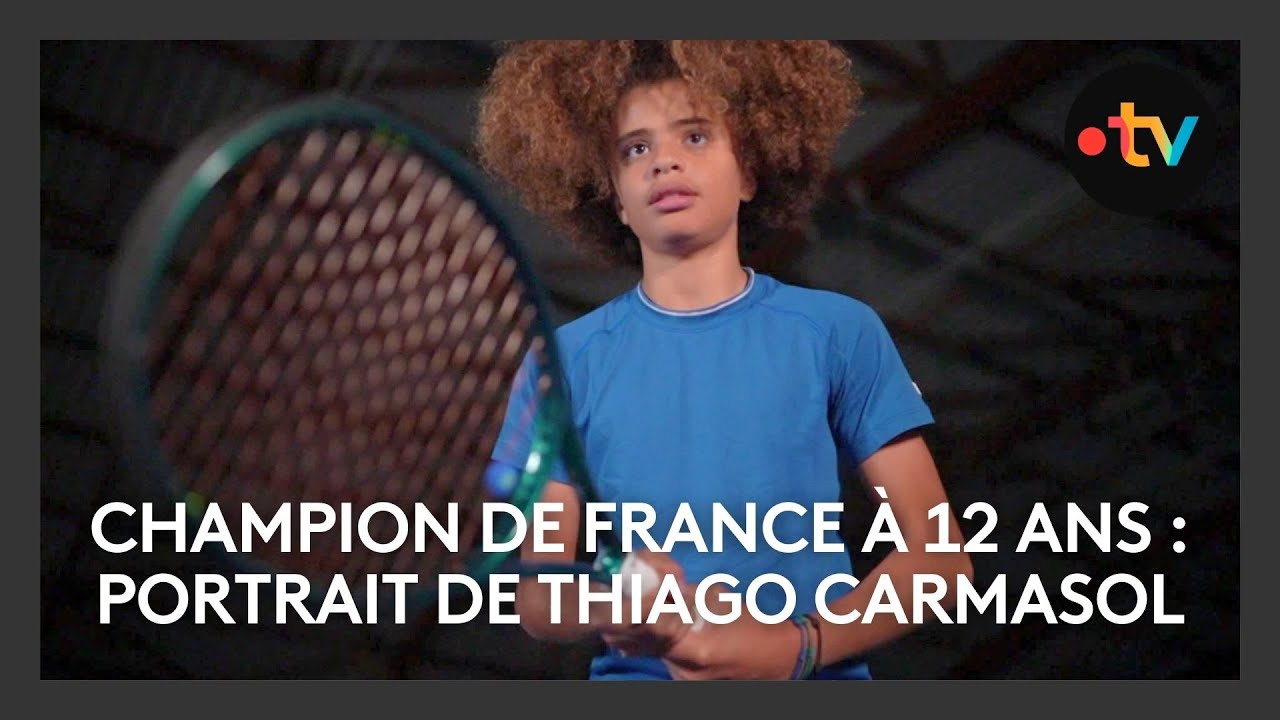 Champion de France de tennis à 12 ans : portrait de Thiago Carmasol
