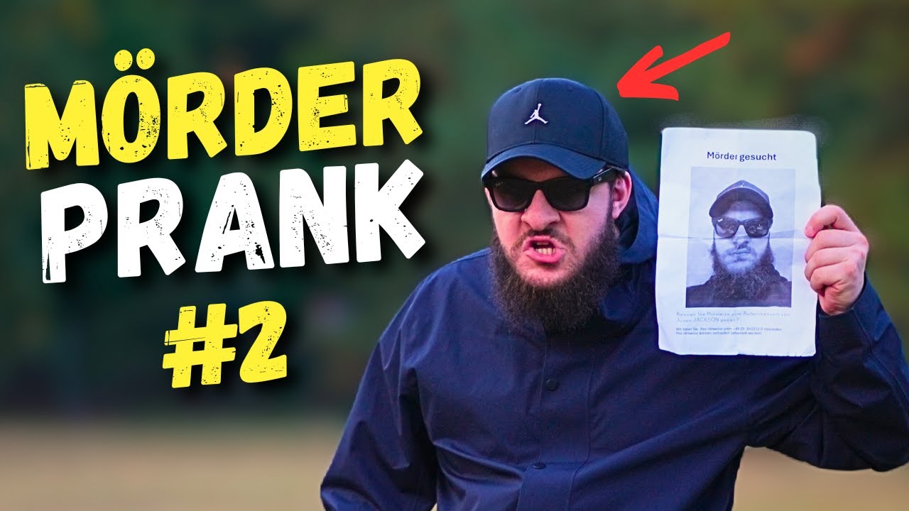GESUCHTER M&Ouml;RDER IM PARK PRANK / TEIL 2 / DIESES MAL HABE ICH BISSCHEN &Uuml;BERTRIEBEN / ALAN BANG PRANK