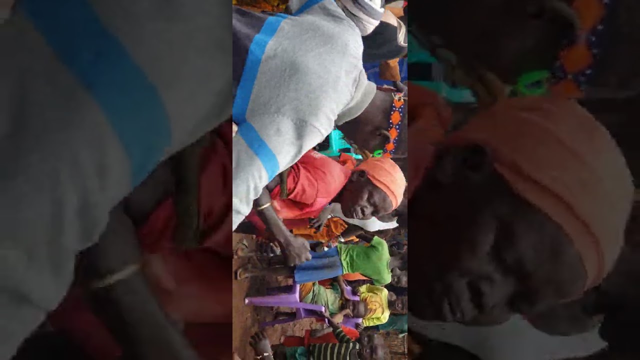 my mom visiting family in Ethiopia for my grandmother's funeral