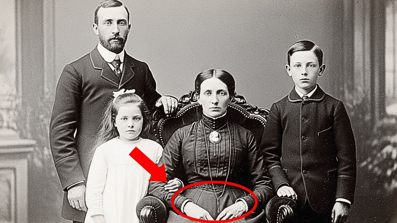 This simple 1889 portrait seemed peaceful — until you noticed the mother's hands