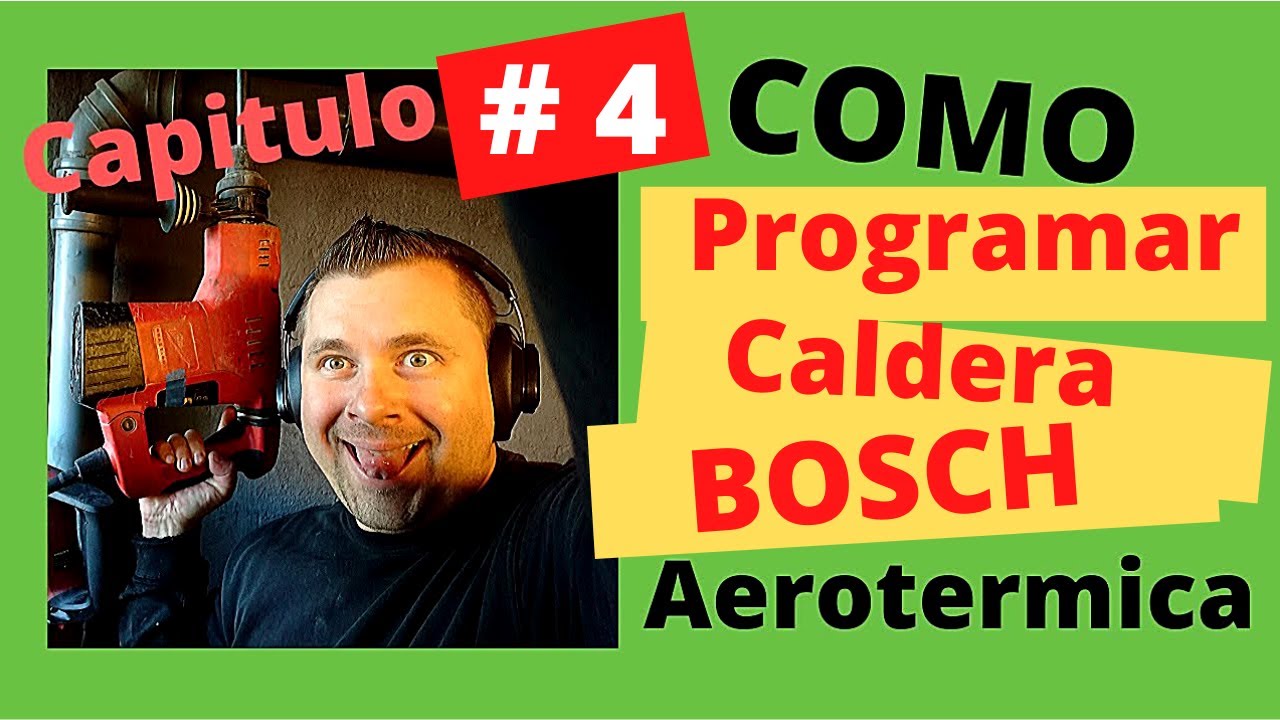 ⚡️💦#4 Como programar caldera BOSCH Aerotermica ??💨 ( luft Varmepumpar Bosch)