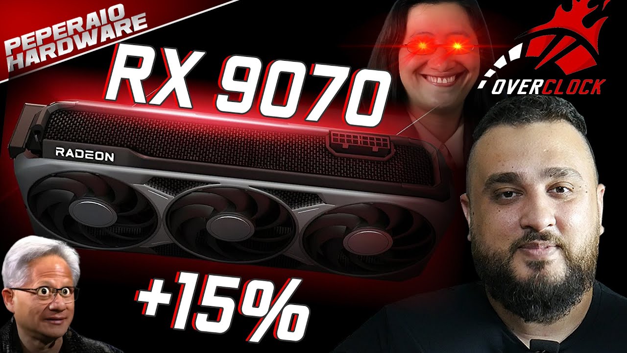RX 9070 com Overclock! O “Patinho feio” surpreende, bate 9070 XT e encosta na RTX 5080! (+ Tutorial)