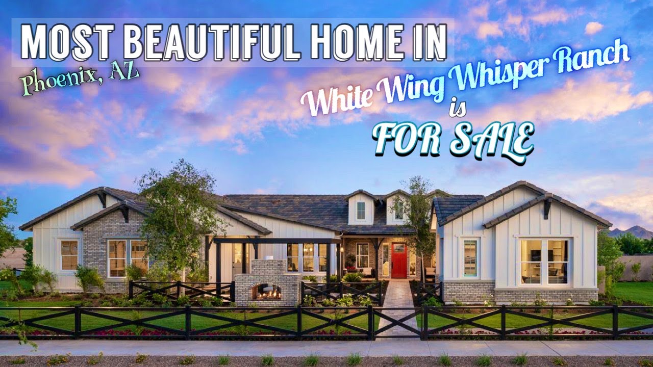 White Wing Whisper Ranch | Farmhouse | 4,400 SF | 4 Bedroom | Phoenix, AZ | Queen Creek | FOR SALE
