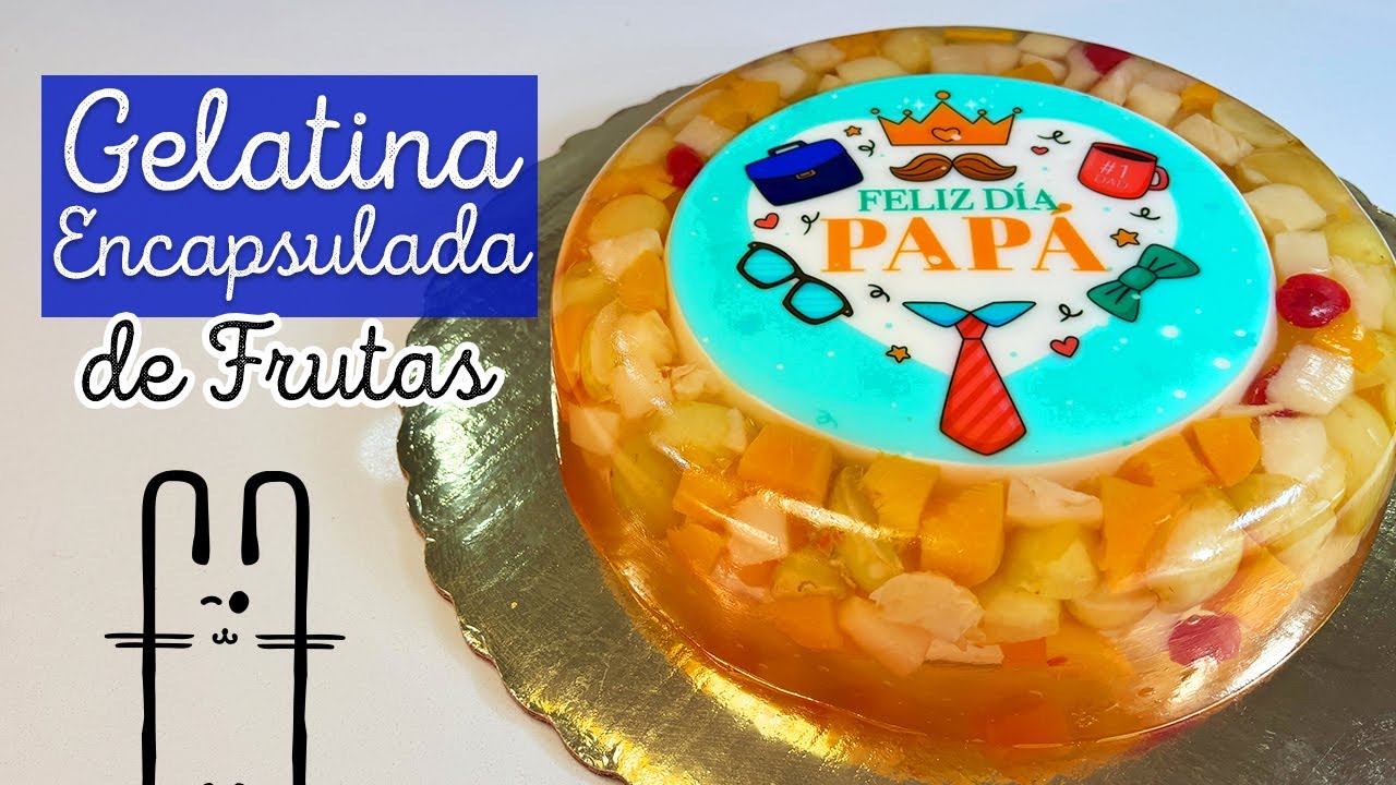 Como hacer GELATINA CON FRUTA ENCAPSULADA Y LECHE | Transfer para Gelatina