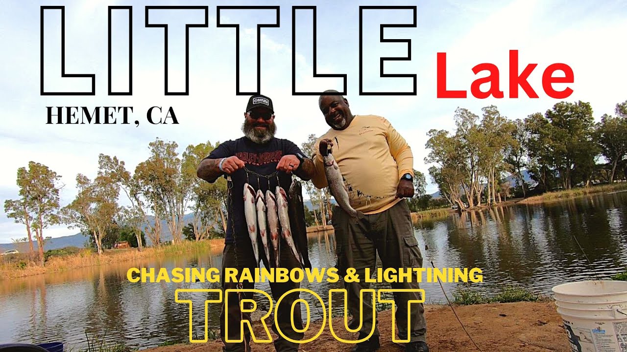 Trout Fishing At Little Lake, Hemet Ca.