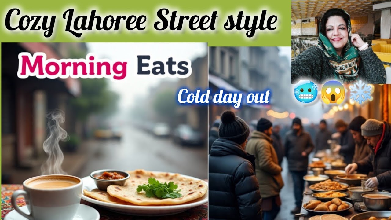 Winter Vibes &lahori Street Breakfast | Ultimate #foodvlog 