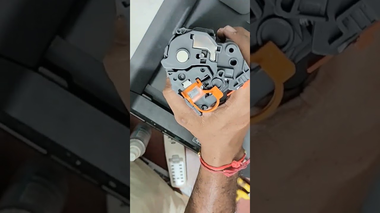 HP 88A toner cartridge seal removal