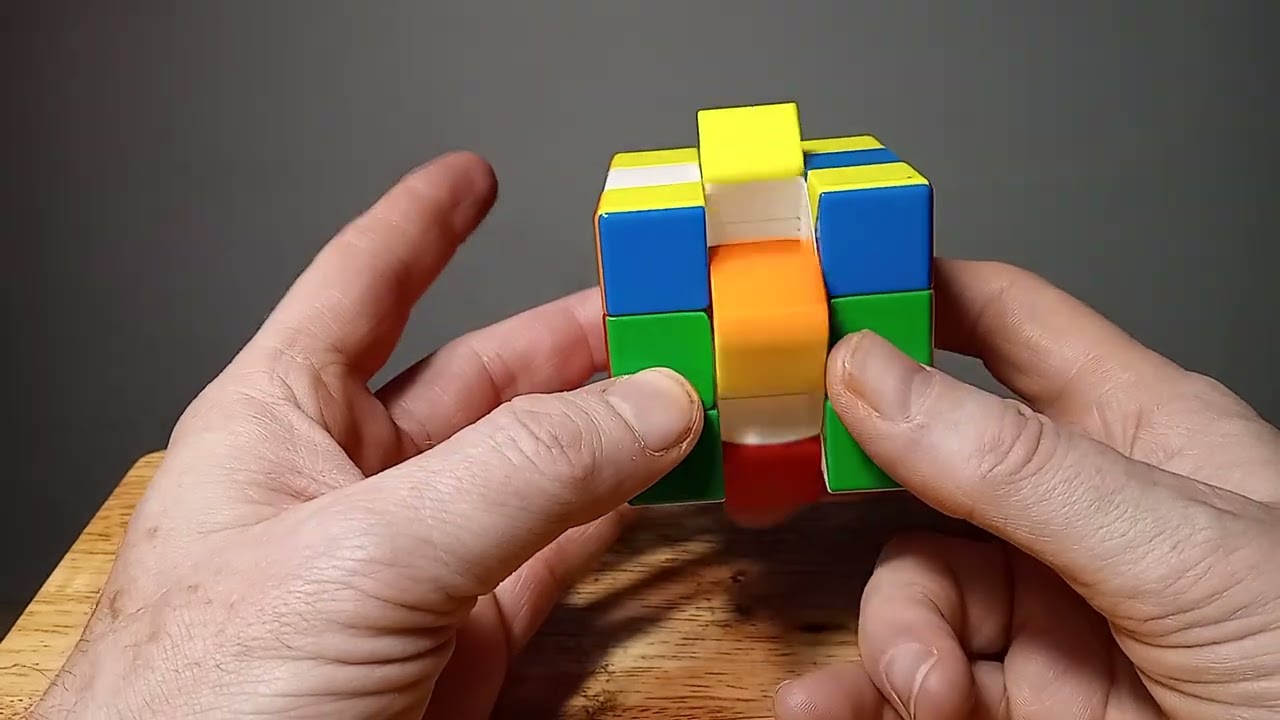 Урок по сборке кубика Qiyi Void Cube, часть 2. Перестановка центров для решения задачи на четност...