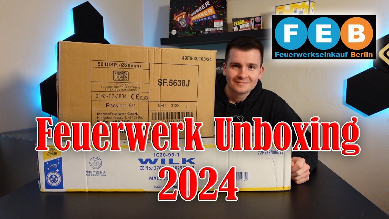 Silvester Feuerwerk Unboxing 2024 (FEB) | 400€ + [FULL HD]