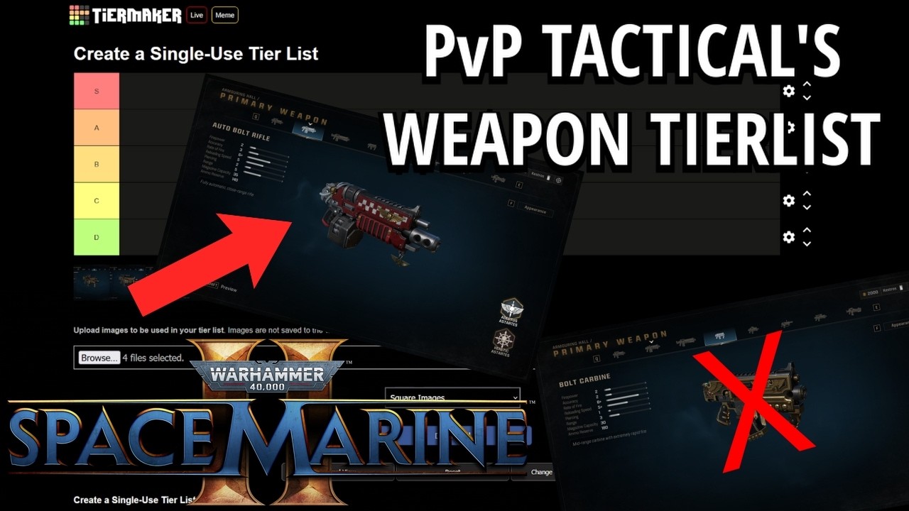 ТИР-ЛИСТ ОСНОВНОГО ОРУЖИЯ КЛАССА &laquo;ТАКТИК&raquo; В PVP &mdash; Space Marine 2
