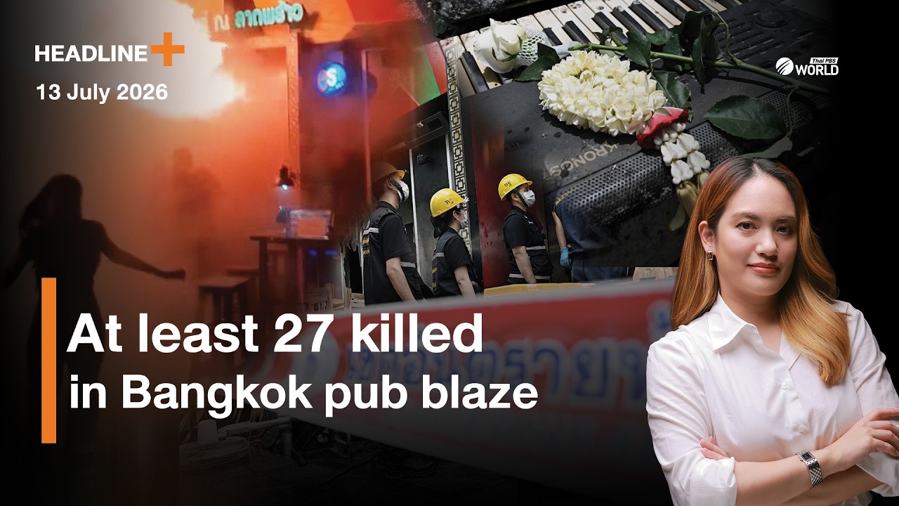 At least 27 killed in Bangkok pub blaze