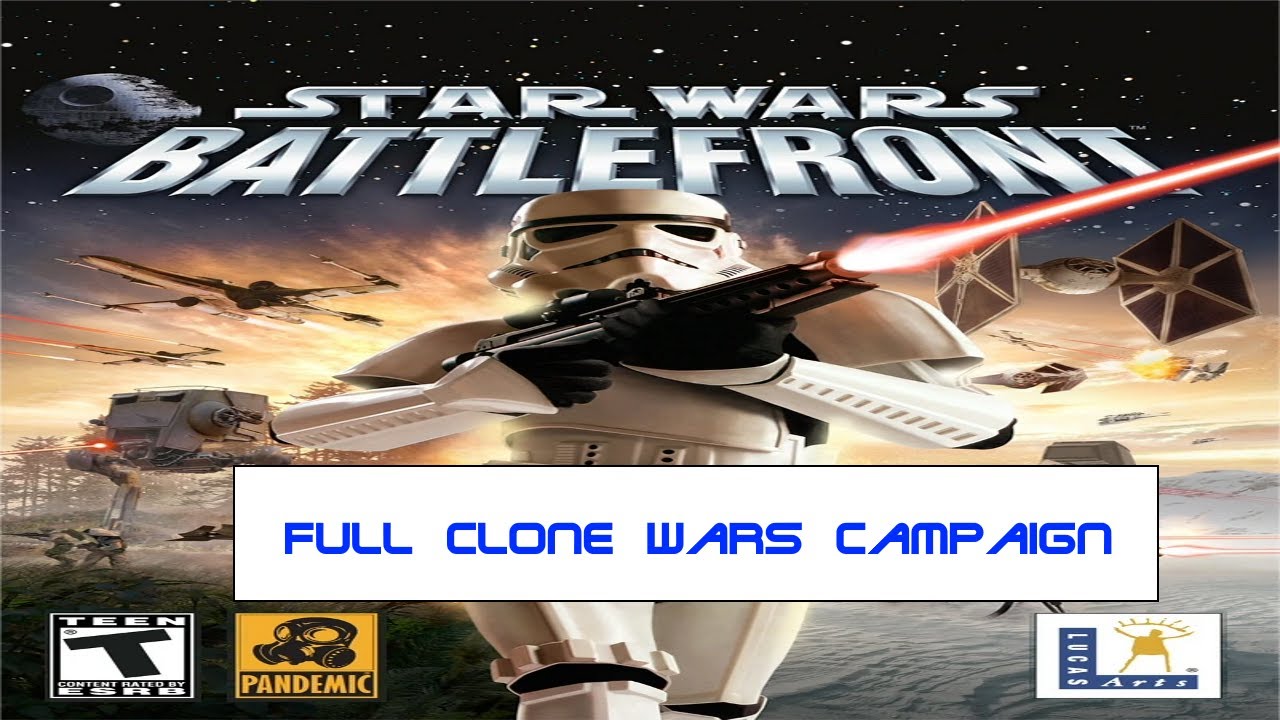 Star Wars Battlefront 2004 Full Clone Wars Campaign