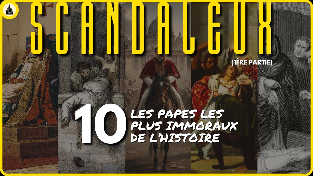 Les 10 Papes les plus SCANDALEUX de l&rsquo;histoire &ndash; 1&egrave;re PARTIE