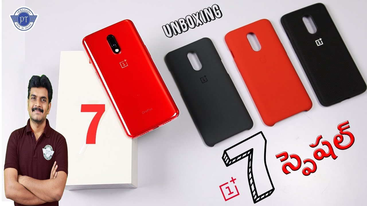 Oneplus 7 Unboxing & initial impressions ll in Telugu ll
