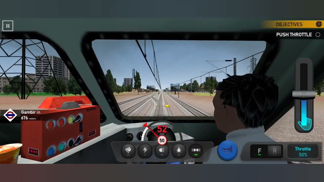 Main kereta api hari pertama bekerja #gameplay #keretaapi #lokomotif #stasiun #games 