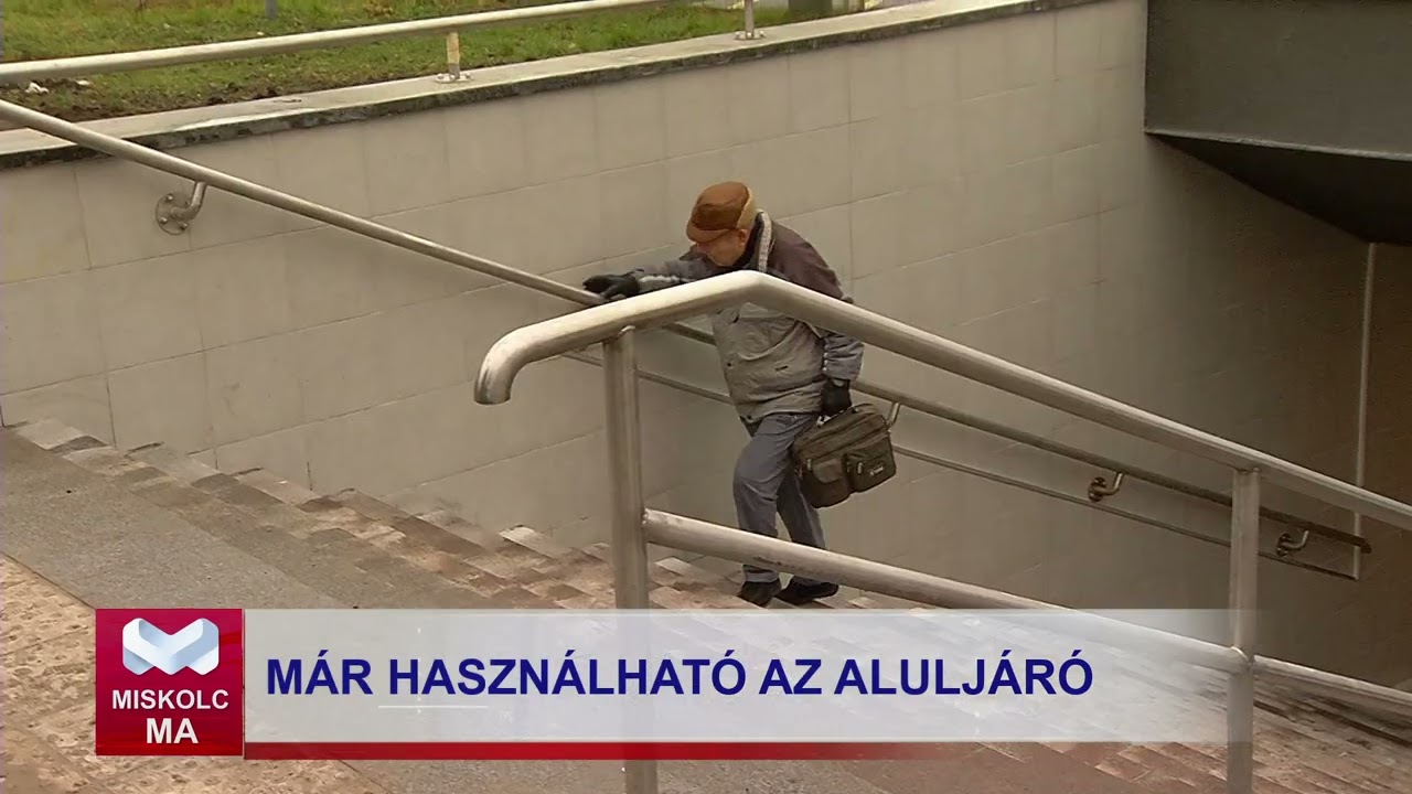 Miskolc Ma 2023. 12. 11.: elkészült a Búza téri aluljáró