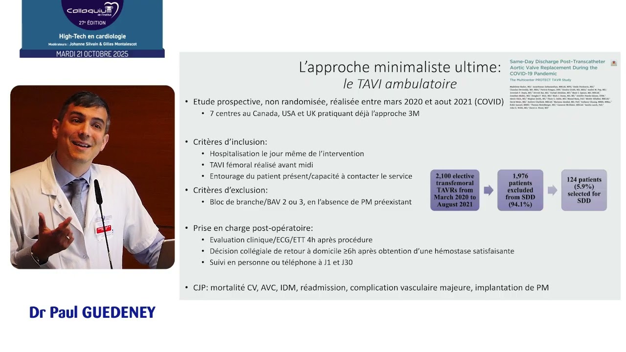 27e Colloquium - 04. TAVI comme une angioplastie, pour quel patient ?