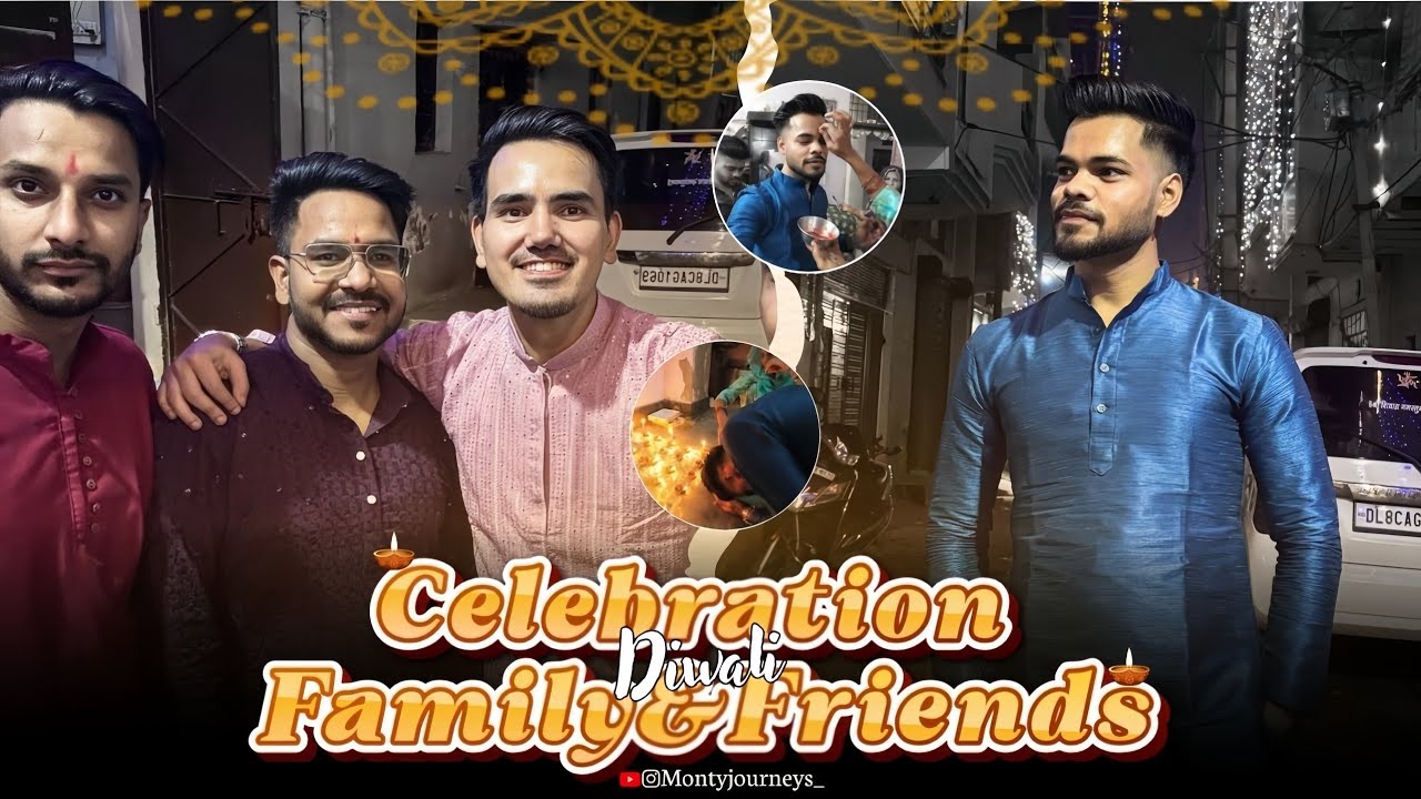 Diwali Celebration Vlog 🪔 | Family + Friends = Happiness ❤️