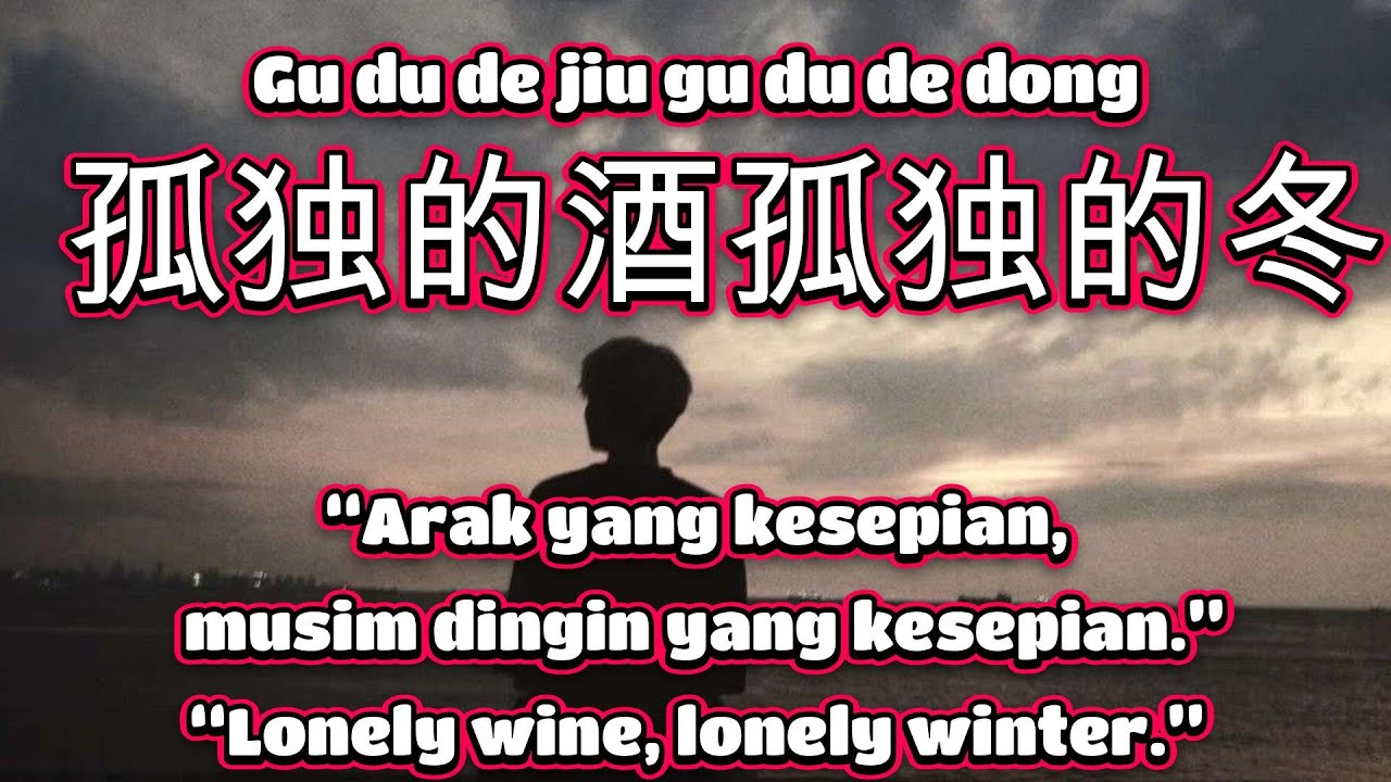 孤独的酒孤独的冬🎵演唱🎵悠禾🎵（超好聽）cover🎵Gu du de jiu gu du de dong