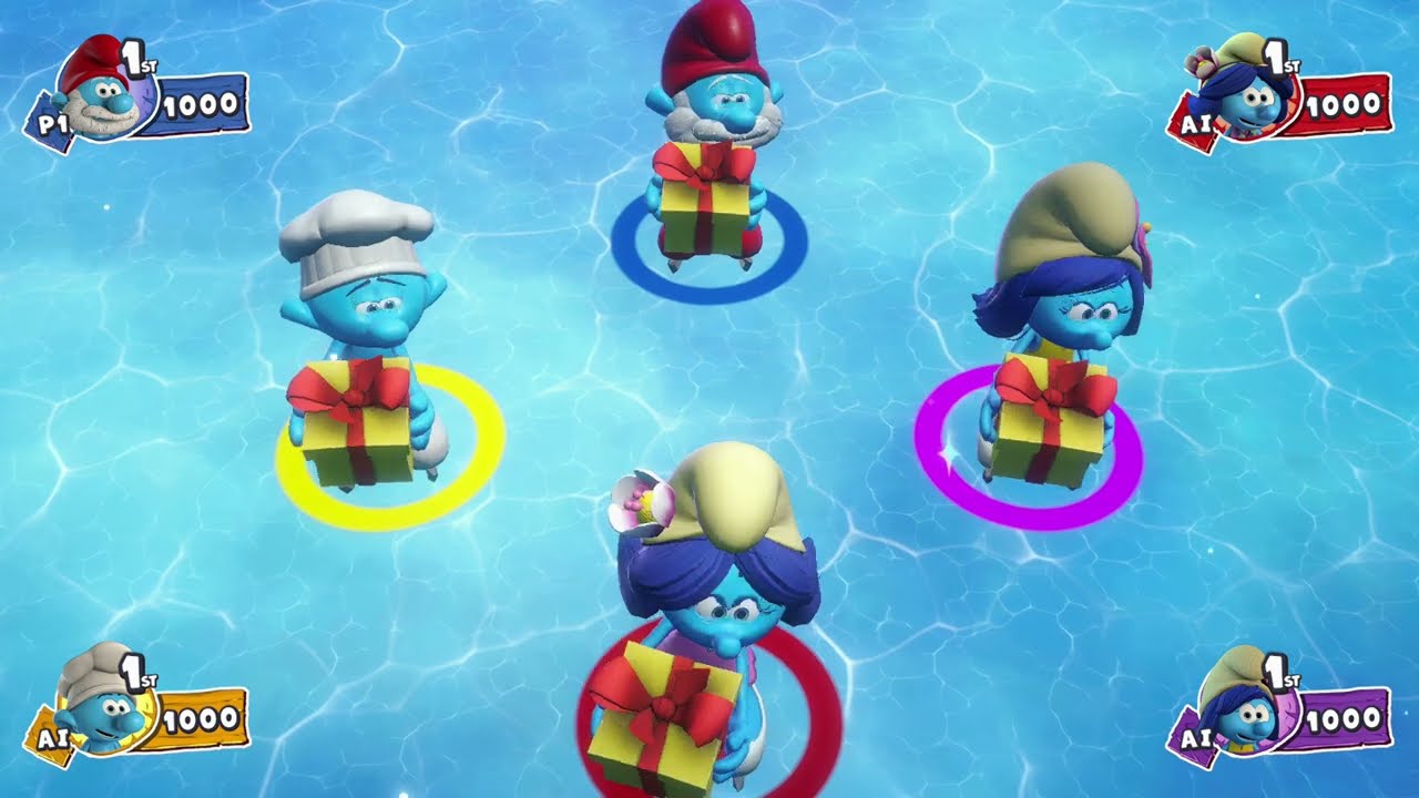 All Mini Games - The Smurfs Village Party - Party Games for Nintendo Switch