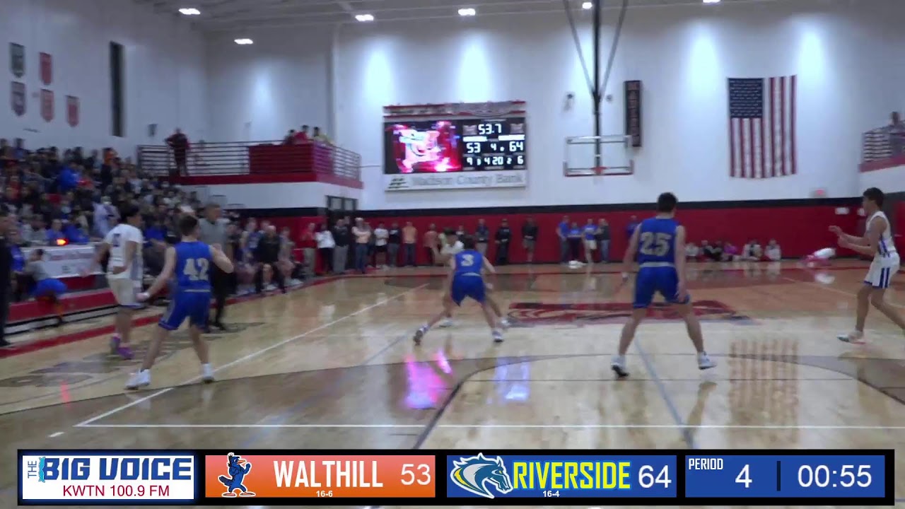 Walthill Blujays VS Riverside - March 1, 2022 - Districts
