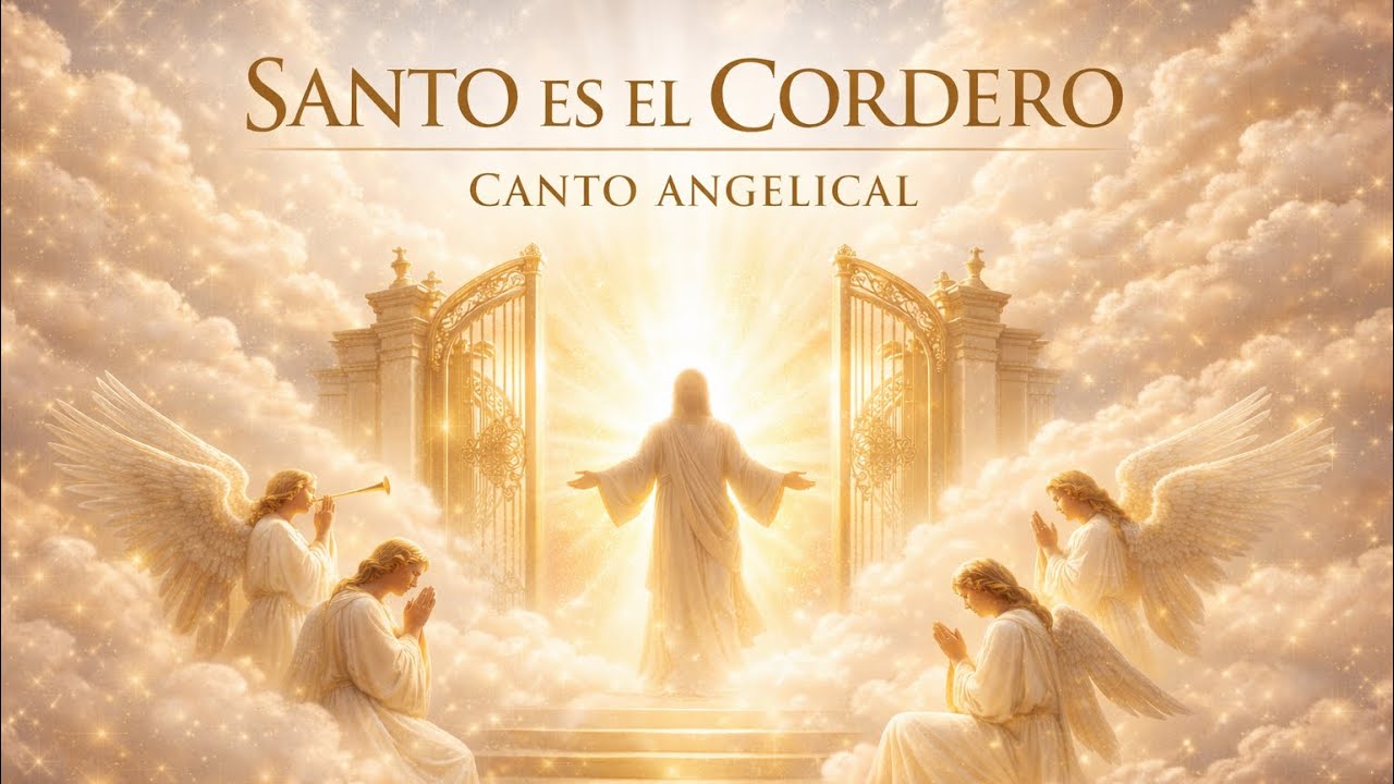 CANTO ANGELICAL A JESÚS ✨🤍 | Santo es el Cordero