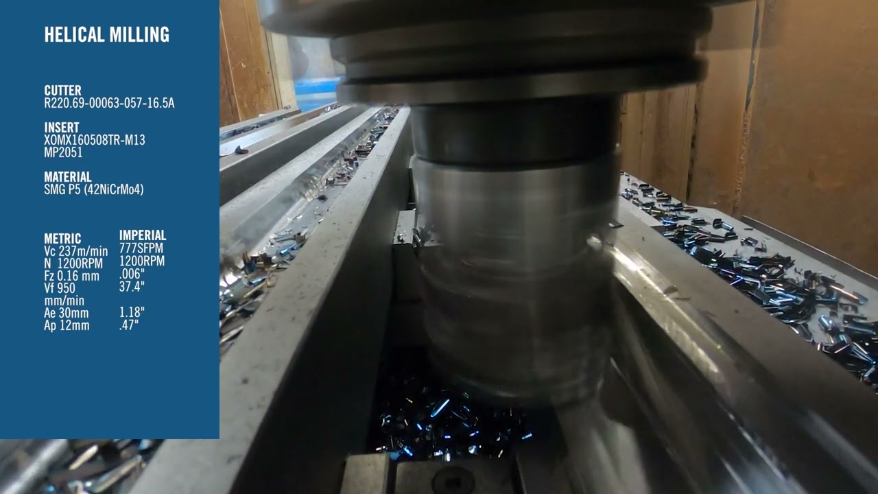 Helical Milling on Steel | Seco Tools