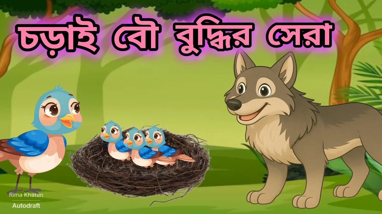চড়াই বৌ বুদ্ধির সেরা (new bengali cartoon) #vairalvideo #video #trending #new bengali cartoon 