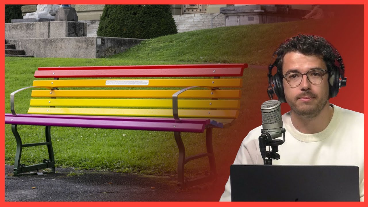 Des bancs LGBTIQ+ vandalisés à Lausanne