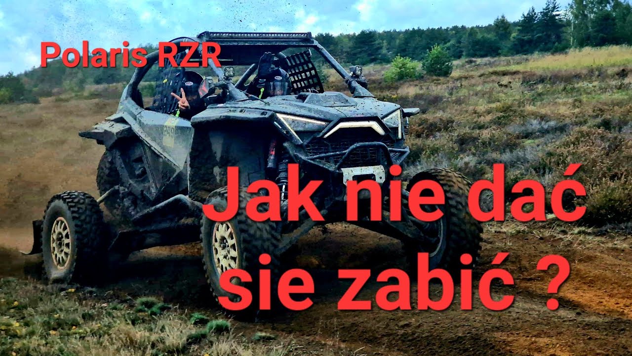 Trening kierowców Polaris Rzr. Hamowanie, przyspiesznie, linia zakrętu, koleiny,  szkolenie.