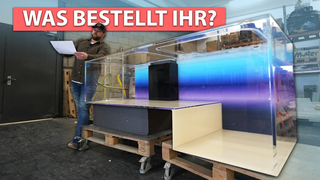 Diese AQUARIEN bestellen unsere Kunden! - Werkstatt-Tour bei NewWave Concepts