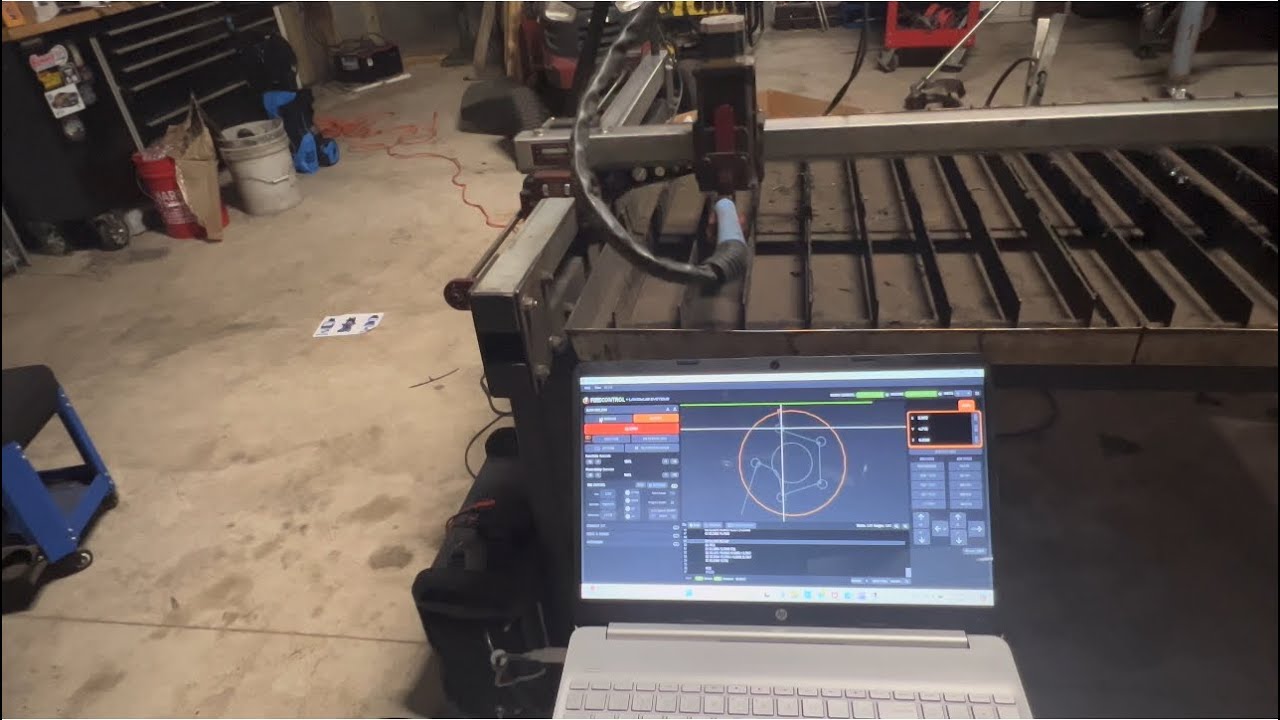 working on my used Langmuir systems crossfire pro cnc plasma table part 2 