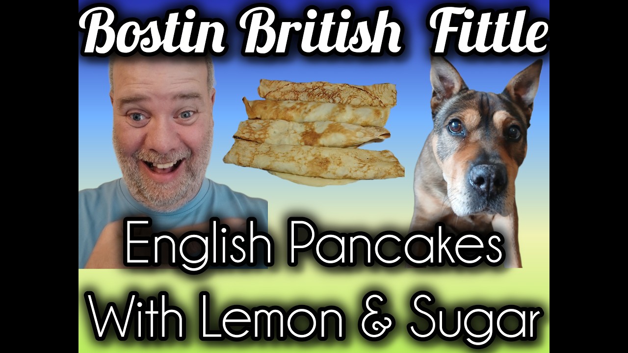 English Pancakes with Lemon & Sugar. Tasting History. Traditional Bostin British Fittle Baking