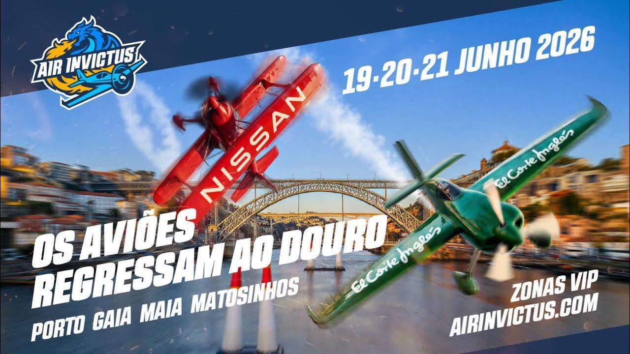 Air Invictus 2026 est&aacute; a chegar ✈️