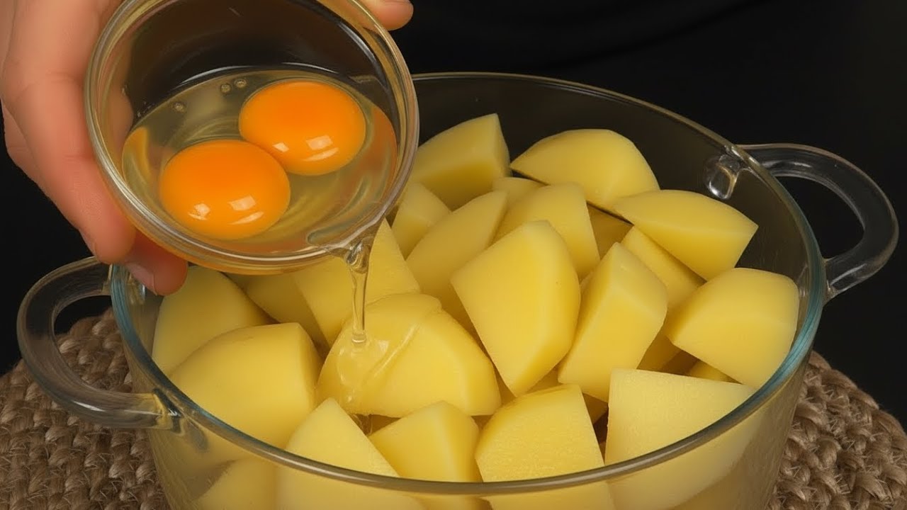 Если у вас есть 2 яйца и картофелина, то этот рецепт для вас!