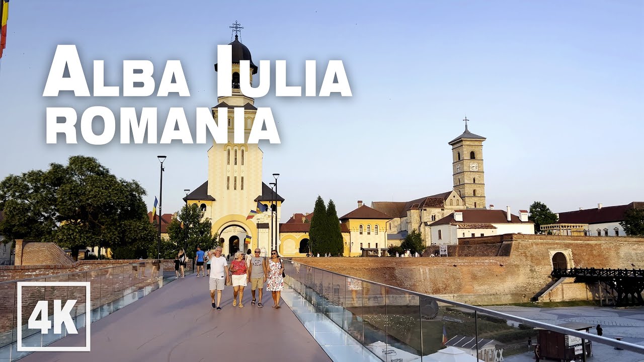 Alba Iulia TRANSYLVANIA Romania 2024 • 4K 60 fps HDR ASMR