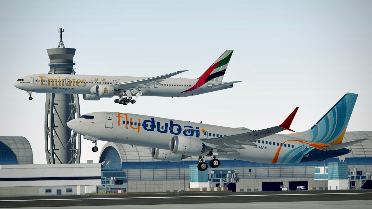 Infinite Flight - Dubai to Malé | flydubai | Boeing 737-800MAX | MultiPlayer TimeLapse