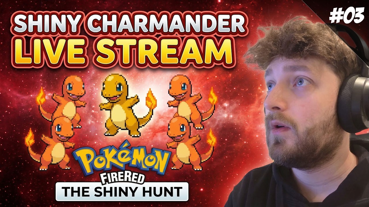 My FIRST EVER Shiny Hunt! Charmander Day 3✨ | Pokémon FireRed (Switch)