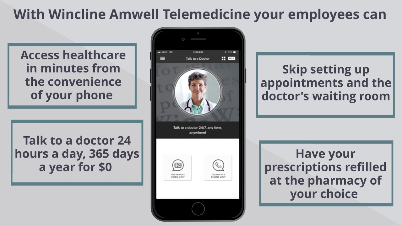 Wincline Amwell Telemedicine for Employees