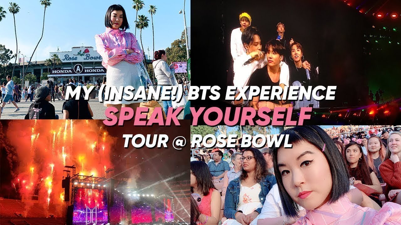 Wow! My BTS (방탄소년단) 'Speak Yourself' at the Rose Bowl Vlog | Yo Iz So!