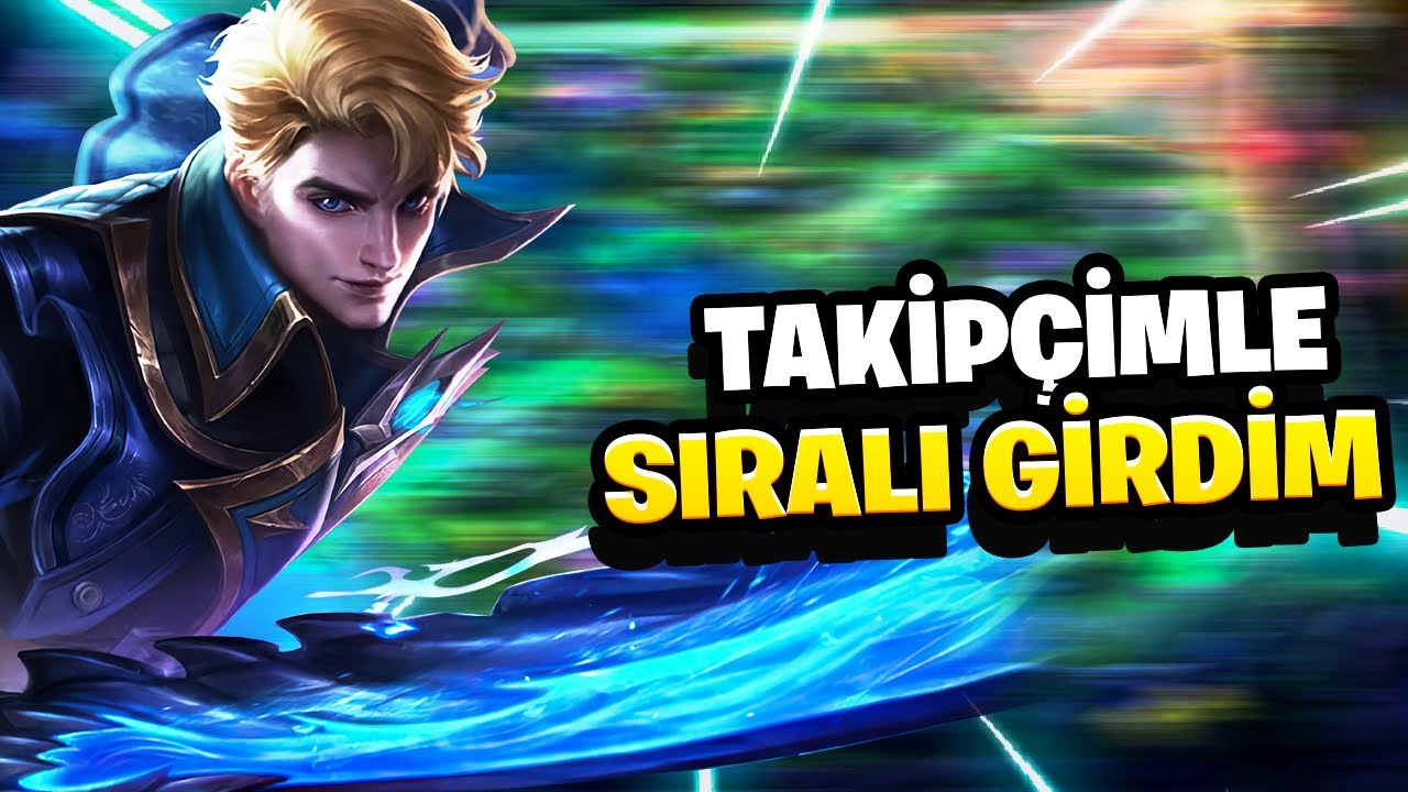 RASTGELE TAKİPÇİMLE SIRALI GİRDİM! - ALUCARD - Mobile Legends