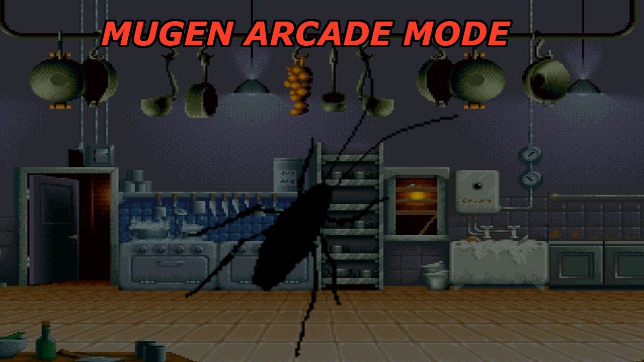 Mugen Arcade Mode with Real Goki the roach