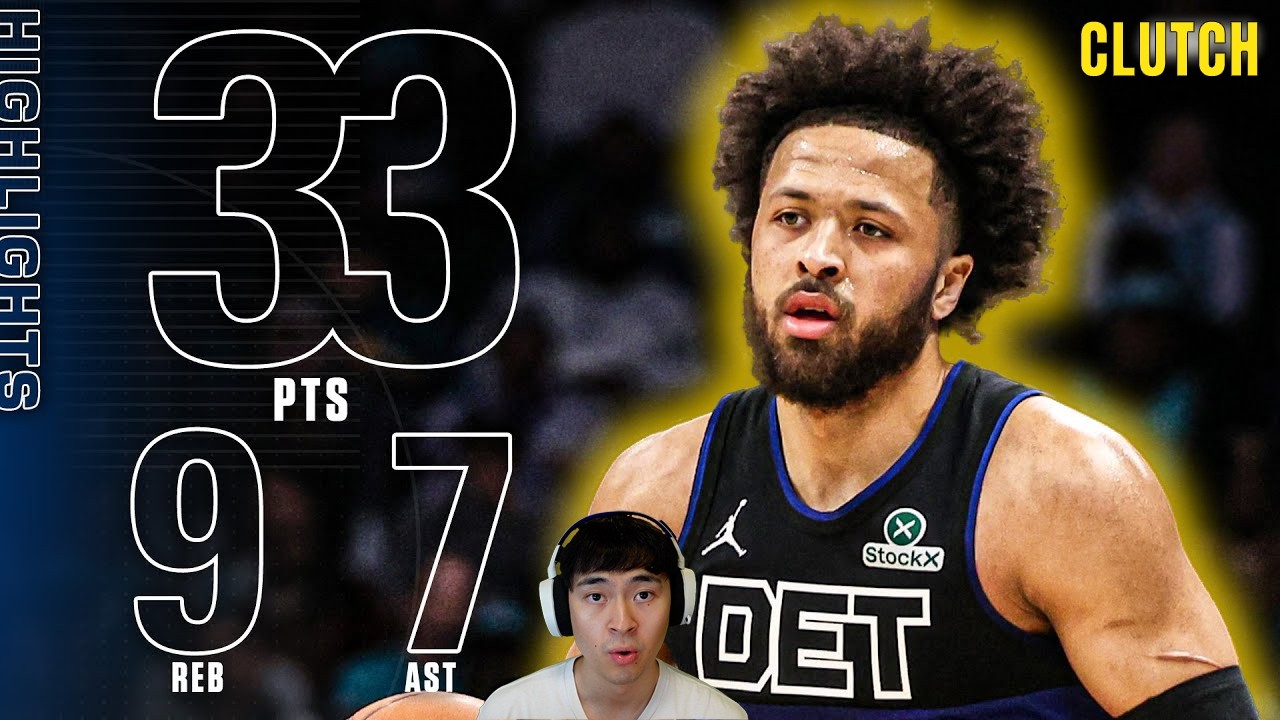 Cade Cunningham Drops 33-9-7 and SNAPS the Hornets’ 9-Game Win Streak 🔥
