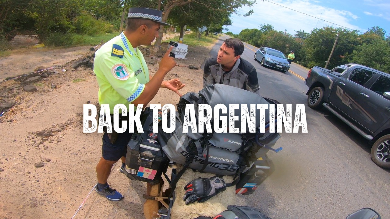 Returning to Argentina for the last time | Pan-American Highway Motorcycle Ride |