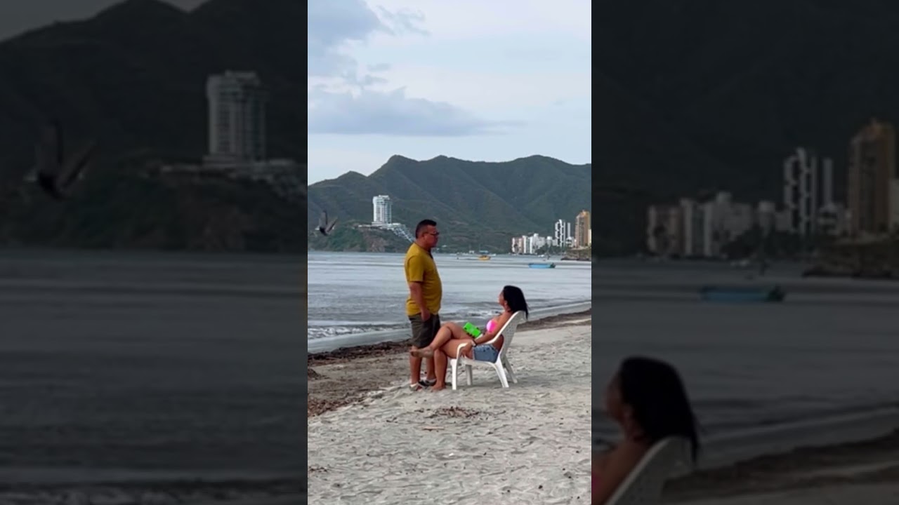 Cobrando el impuesto del sol en la playa
